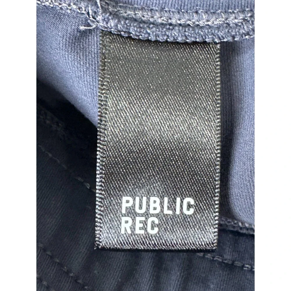 Public Rec Performance Pants Mens 42 Gray Stretch Travel Lounge Zip‎ Pockets